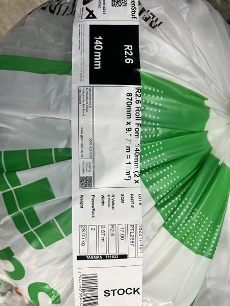 Greenstuf Thermal Blanket Roll Form R2.6 140mm x 870mm 17m2 Carousel 1