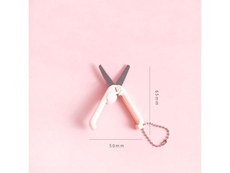 1PC New Multifunctional Folding Scissors Scalable Portable Stainless Scissors Carousel 1