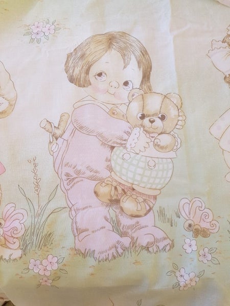 Vintage Retro kids fabric cotton( Carousel 1