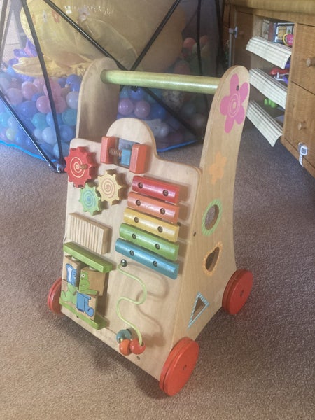 Wooden walker, activity toy Carousel 1