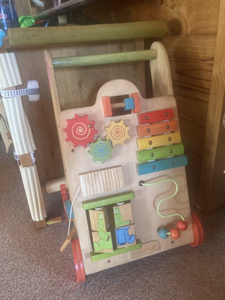 Wooden walker, activity toy Carousel 2