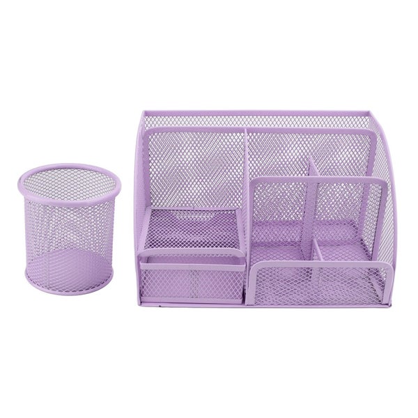 pen holder set mesh desk pen holder pencil holder stationery organizer Pen Carousel 8