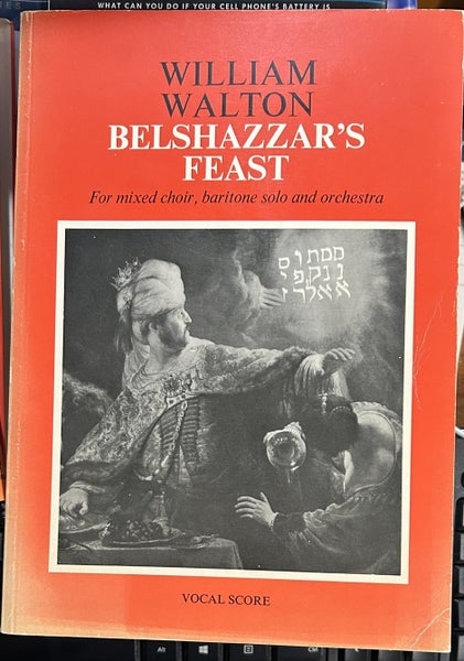 Belshazzar's Feast For mixed choir, baritone solo and orchestra Vocal Score Carousel 1