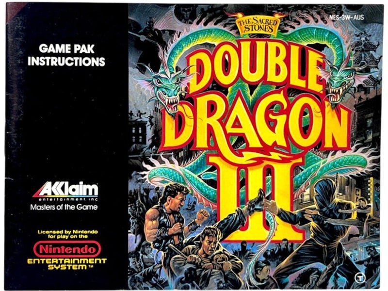 DOUBLE DRAGON III (NES) *BOXED, COMPLETE* Carousel 2