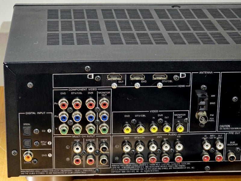 Yamaha RX-V365 5.1 Channel Home Theater Receiver with remote– $230 Carousel 12