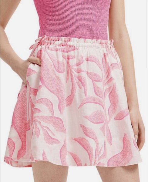 COUNTRY ROAD PRINT TIE DETAIL SKIRT SIZE 10 $1 RESERVE Carousel 1