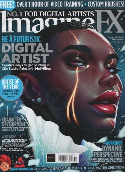 Imagine FX magazine (Christmas 2020) for Digital Artists Carousel 1