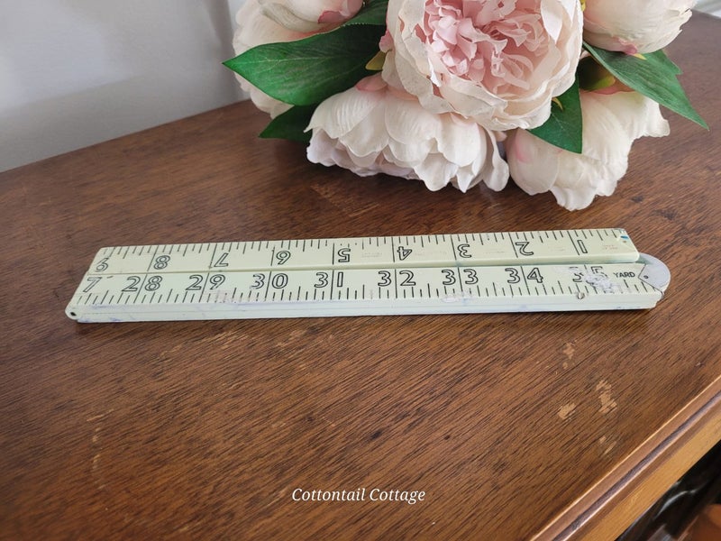 Vintage Marples Folding Ruler 3ft Sheffield England No: 2250 Carousel 2