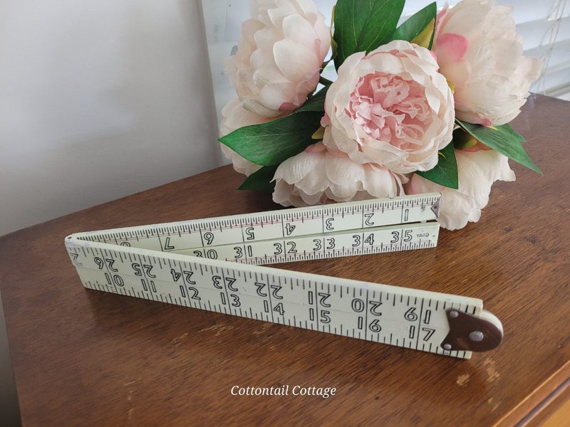 Vintage Marples Folding Ruler 3ft Sheffield England No: 2250 Carousel 1