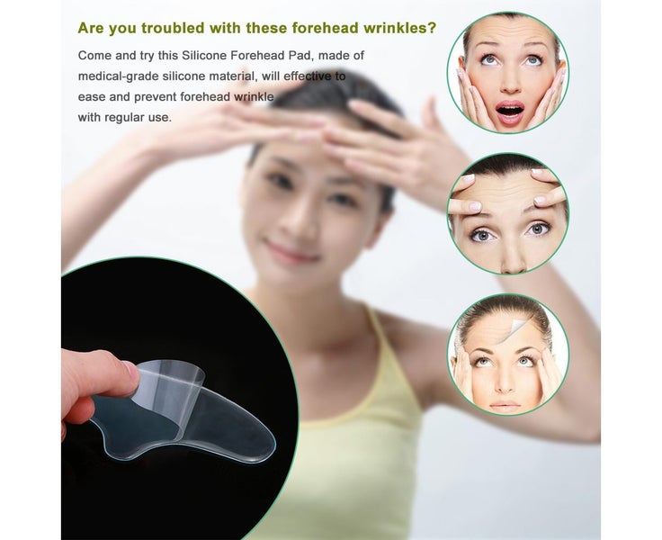Anti Wrinkle Face Pad Reusable Silicone Invisible Forehead Pad Carousel 2