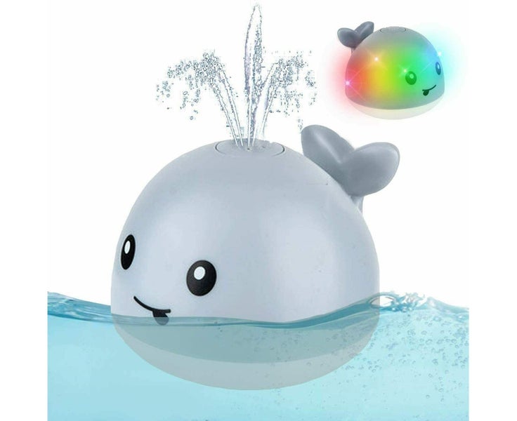 Childrens Kids Bathroom Automatic Whale Water Sprayer - White Carousel 2