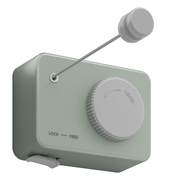 Retractable Clothes Line Wall Mounted Laundry Line for Indoor Balcony Green Carousel 1
