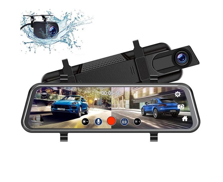 10" HD 1080P Car Dash Camera Front and Rear Dual Lens Reverse Cam Night Vision Carousel 1