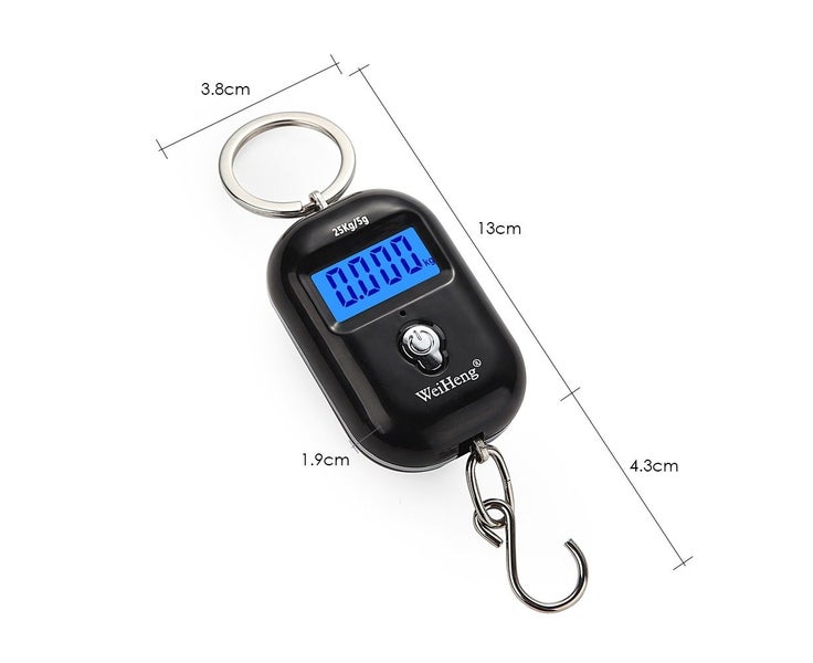 WeiHeng 5g to 25kg Double-range Digital Hanging Scale Carousel 6