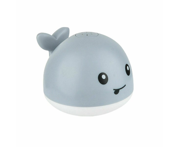 Childrens Kids Bathroom Automatic Whale Water Sprayer - Gray Carousel 1