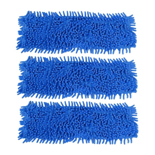 3 Pack Flat Mop Heads Replacement Pads Floor Cleaning Pads Carousel 1