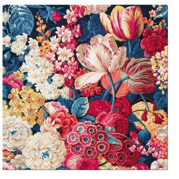 Paw Lunch Napkins 33cm Pack Of 20 | 3 Ply | Flower Splendor Carousel 1