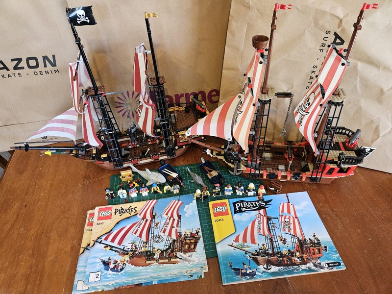 Lego pirate ships both 100% complete Carousel 1