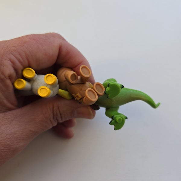 Disney Pixar Toy Story mini figures, 4cm tall Buttercup, Bullseye & Rex Carousel 5