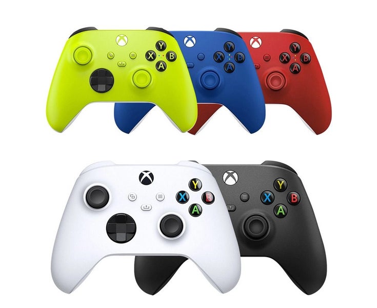 Wireless game controller with 2.4g adapter for XBOX Series S/X wireless blu Carousel 2
