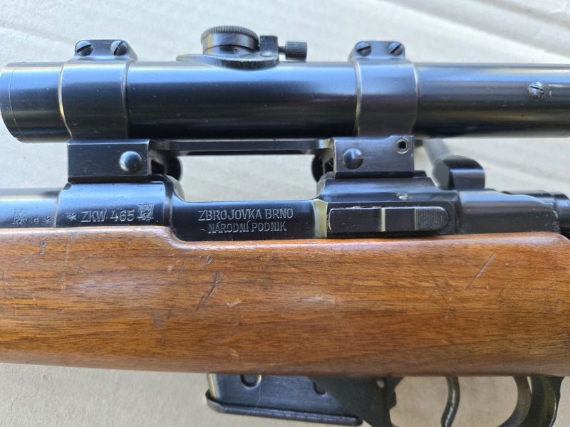 Brno ZKW465 .22 Hornet with ZKW mount & period Czech Meopta scope62863873380227113