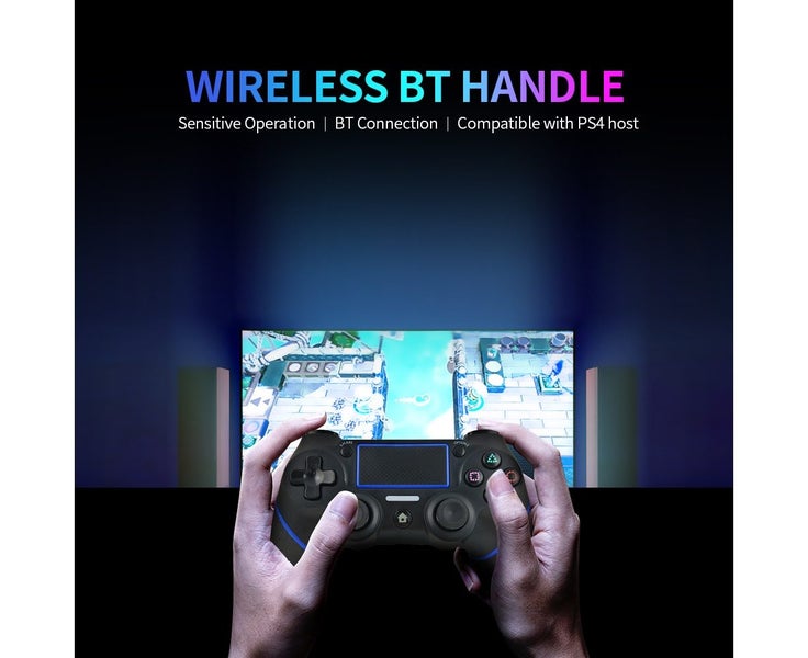 Wireless BT Game Gamepad with Touchpad Vibration 6-axis Handle Function Erg Carousel 2