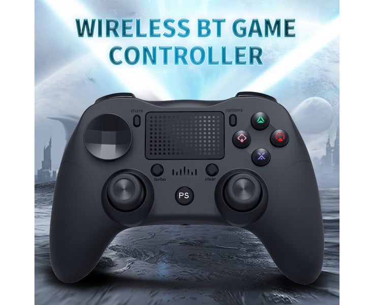 Wireless BT Gamepad Game Controller Ergonomic Game Handle with Touchpad Dou Carousel 2
