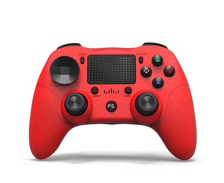 Wireless BT Gamepad Game Controller Ergonomic Game Handle with Touchpad Dou Carousel 1