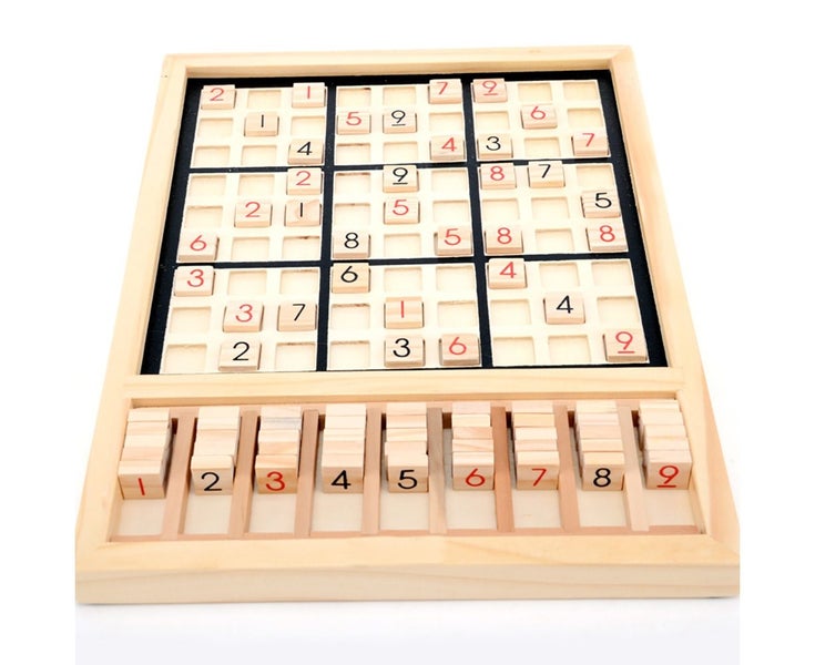 Wooden Sudoku Chess DigitstoDesktop Games Kids Puzzle Education Toys Carousel 2