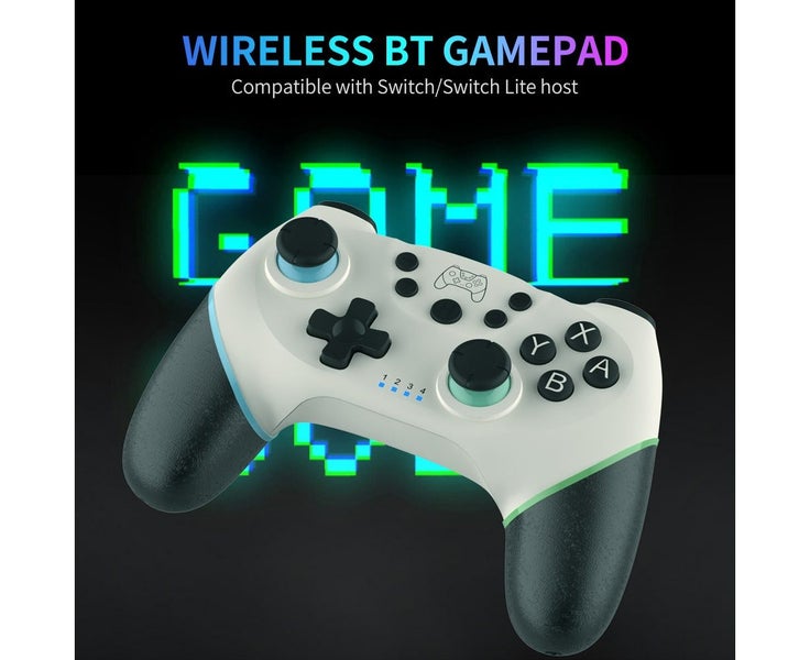 Wireless BT Game Joystick Controller Gamepad with 6-axis Handle Ergonomic G Carousel 2