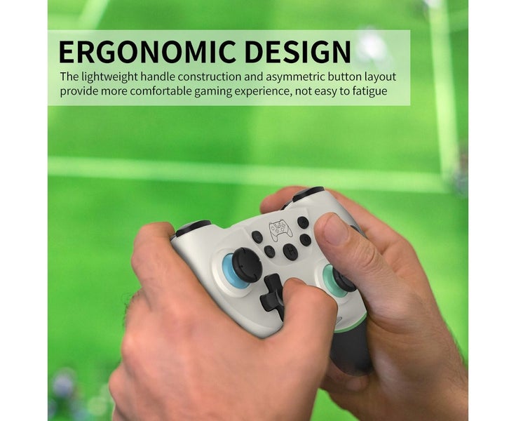 Wireless BT Game Joystick Controller Gamepad with 6-axis Handle Ergonomic G Carousel 4