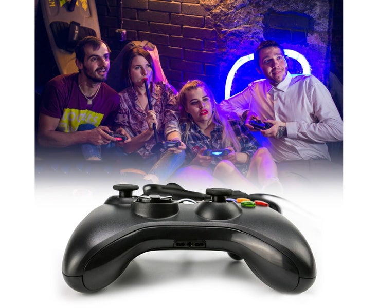 Wired Game Handle Comfortable Ergonomics Wired Gamepad Replacement for X-Bo Carousel 2