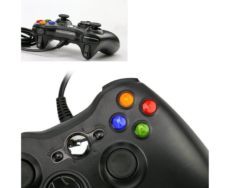 Wired Game Handle Comfortable Ergonomics Wired Gamepad Replacement for X-Bo Carousel 6