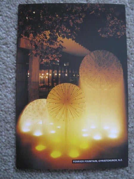 Christchurch Ferrier Fountain Postcard Carousel 1