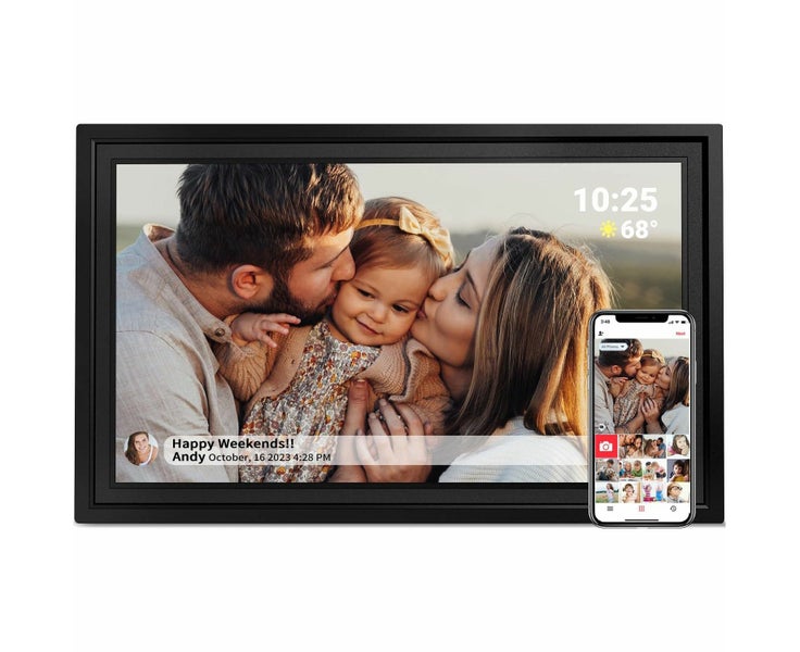 WiFi Digital Picture Frame,32GB Memory,15.6 Inch Large Digital Photo Frame Carousel 1