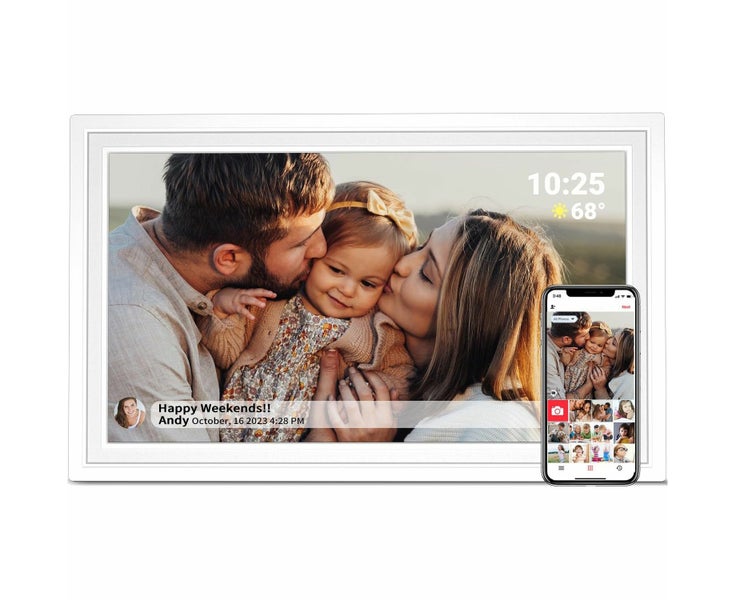 WiFi Digital Picture Frame,32GB Memory,15.6 Inch Large Digital Photo Frame Carousel 1