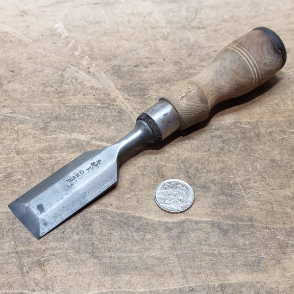 Ward & Payne Bevel Edge Butt Chisel 1-1/4 Inch Carousel 1