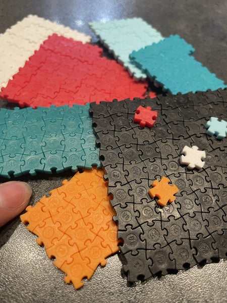 Coffee cup place mat puzzle Carousel 6