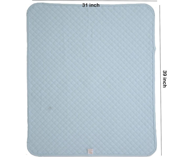 2pcs Blue Washable Reusable Pee Pads for Dog Waterproof Extra Absorbent 80*100cm Carousel 6