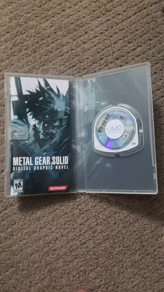 Metal Gear Solid Digital Graphic Novel PSP Rare! Carousel 3