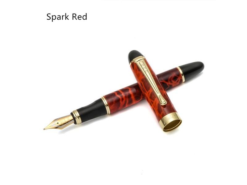 Jinhao Classic Fountain Pen Luxury Gold Trim Iraurita Tip Medium Writing Jin Carousel 1