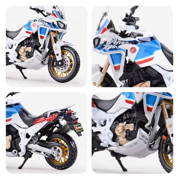 1:18 Honda Africa Twin Adventure Static Die Cast Vehicles Motorcycle Model Toys Carousel 2