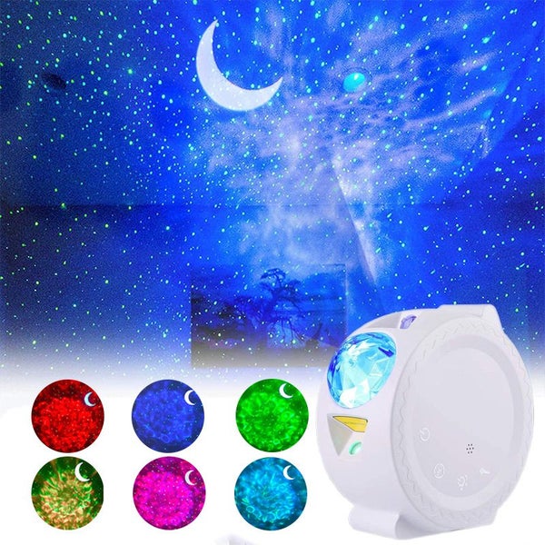3In1 LED Galaxy Starry Night Light Projector 3D Ocean Star Sky With Music Carousel 1