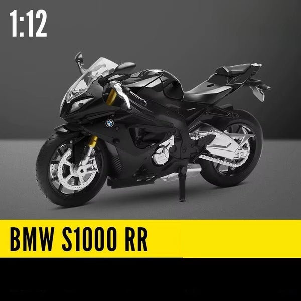 1/12 BMW S1000RR Motorcycle Toy 1:12 RMZ City Diecast Miniature Collection Carousel 1