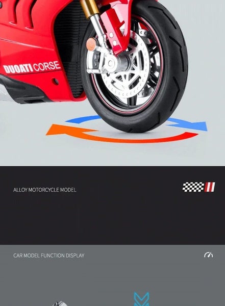 1:10 Ducati V4S S1000RR H2R Alloy Die Cast - Red-boxed Carousel 5