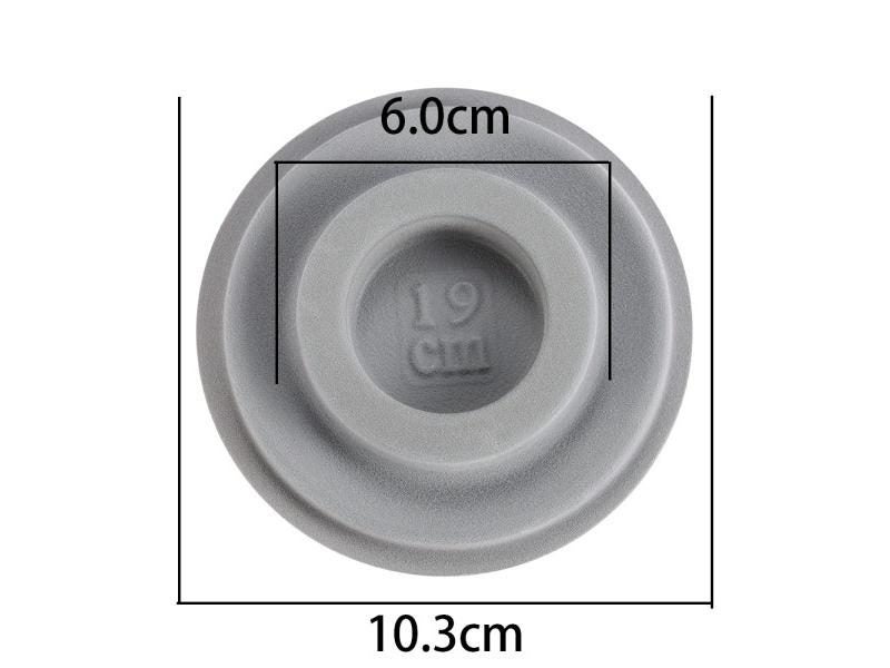 Gray Flocked Bead Board For DIY Bracelet Necklace Beading Jewelry Making Carousel 1