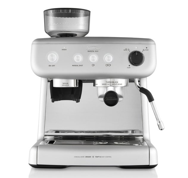 Sunbeam EM5300S Barista Max Espresso Coffee Machine Integrated Grinder - Silver Carousel 1