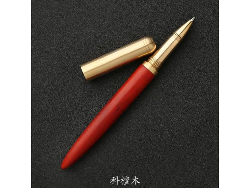 Business Fountain Pen High Quality Sandalwood Writing Ink Pen Stationery Gift Carousel 1
