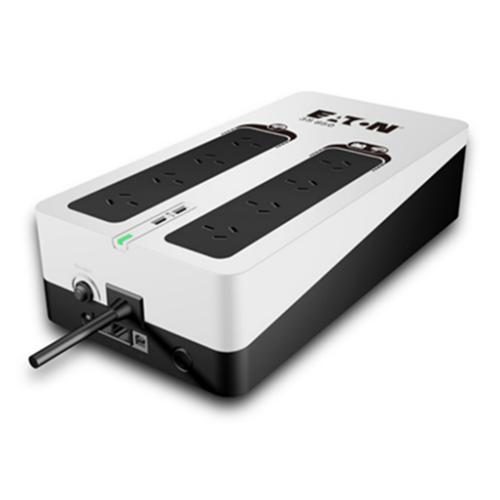 Eaton 3S 850VA / 510W Standby Powerboard Desktop UPS, 4 X Sockets with Battery Carousel 1