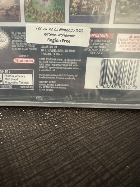 Final Fantasy 3 Sealed VGA Graded 70ex+ Carousel 3